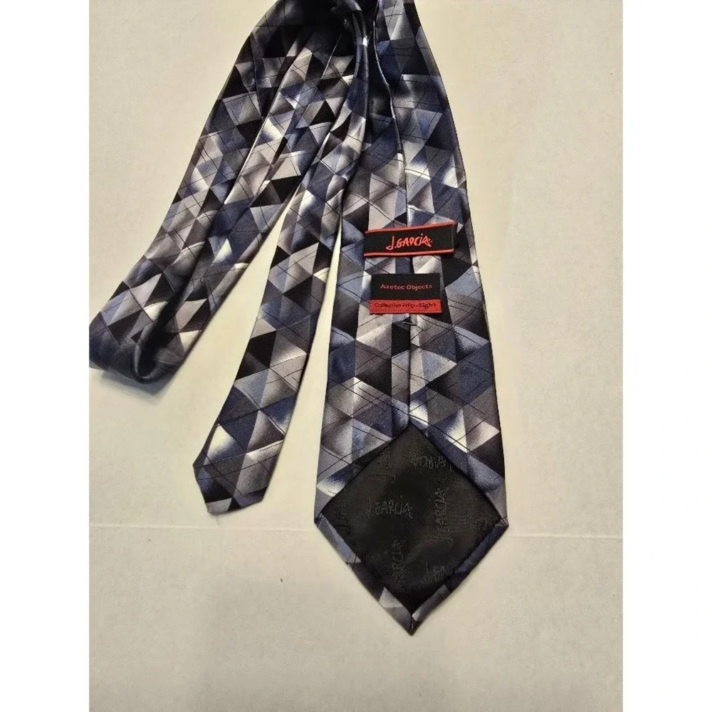 J.‎ Garcia Men's Tie Geometric Aztec Objects Collection 58 Necktie